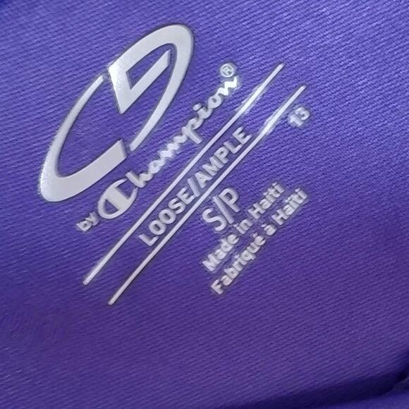 Champion V-Neck Purple/Blue Athletic Top - Picture 5 of 6